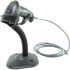 Zebra LS2208 Black with Stand USB Kit: LS2208-SR20007R Scanner, CBA-U01-S07ZAR USB Cable, 20-61019-02R Stand
